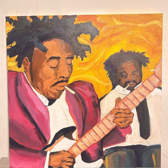 Other - “ Lost in the Music” 20x20 Acrylic painting
